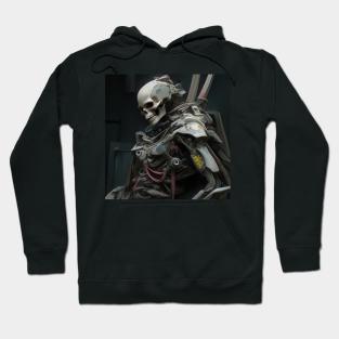 Skeleton Cyborg Warrior Hoodie